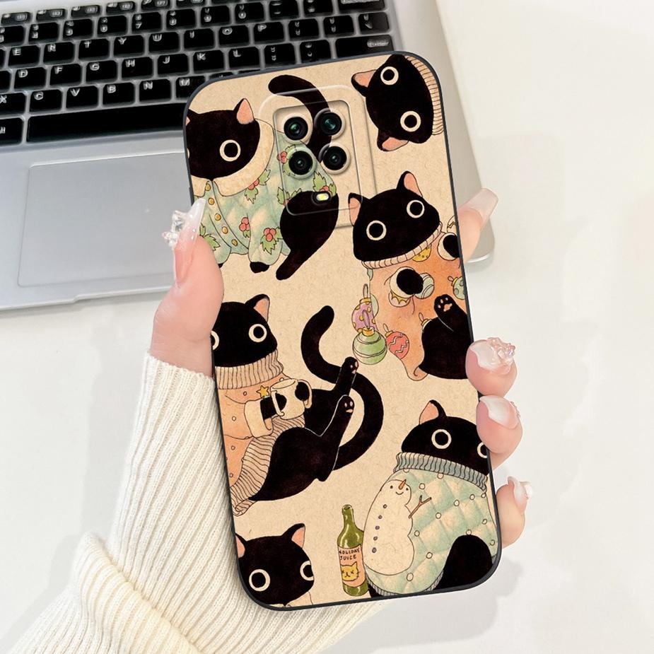 For Xiaomi Redmi Note 9 Pro Case Cute Funny Cartoon Cover Full Protection Phone Case For Redmi Note 9 Pro Max Note9 9S Soft Bags