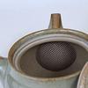 Tokoname Ash Glaze Teapot 400ml with Ceramic CeraMesh Strainer - Made In Japan