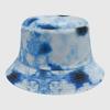 Neutral Summer Tie Dye Printed Fisherman Hat Outdoor Breathable Hat Sunshade