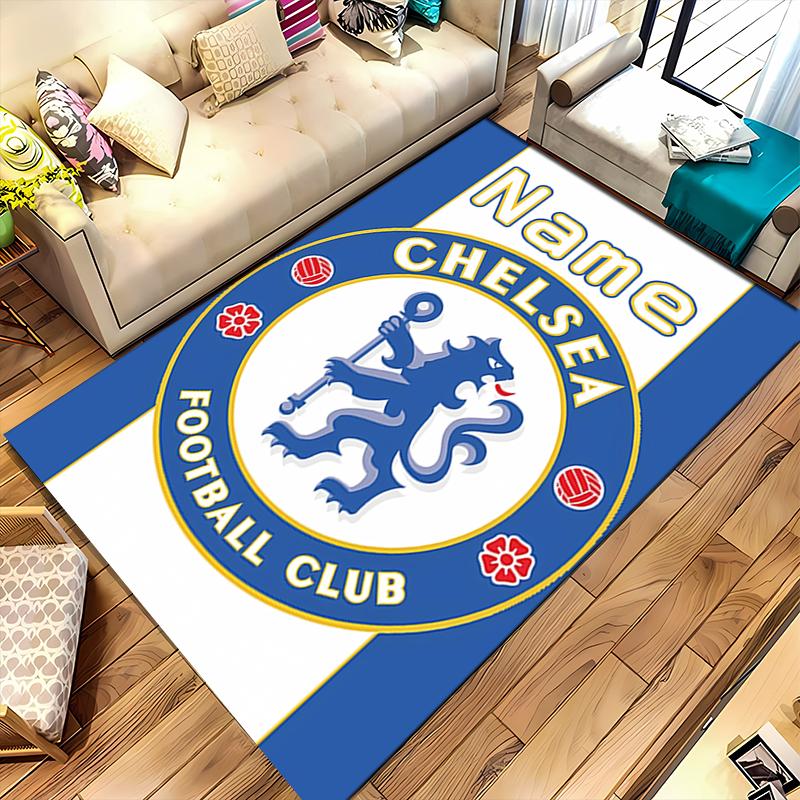 Custom Personalization Chelsea F.C Area Rug - Perfect For Kitchen, Bathroom,Laundry Room Decor Large Size Available,Gift All Seasons