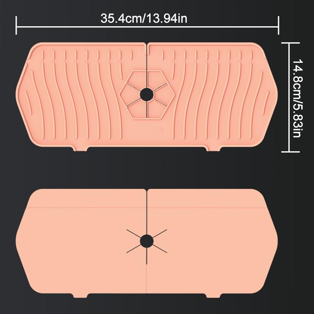 Covoraș pentru robinet pentru chiuvetă din silicon Covoraș pentru robinet covoraș anti-stropire Covoraș pentru drenaj pentru robinet Covoraș pentru robinet pentru baie de bucătărie Covoraș cu filtru de apă