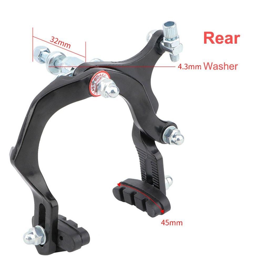 Front and Rear Road Bike Dual Pivot Calipers Aluminum Alloy Bicycle Brake C Brake Caliper