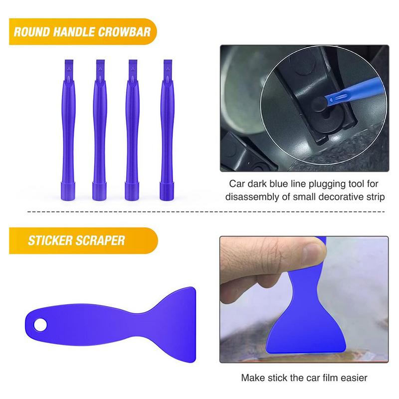 Car Door Panel Removal Tool Kit 102pcs Trim Door Panel Fastener Remover Tool Kit Pry Tool Set For Auto Clip Pliers Remover Pry