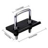 Heavy Duty Trailer Hitch Stabilizer Plates Set of 2 Universal Suitable for Campers Anti Vibration Secure Towing Solution