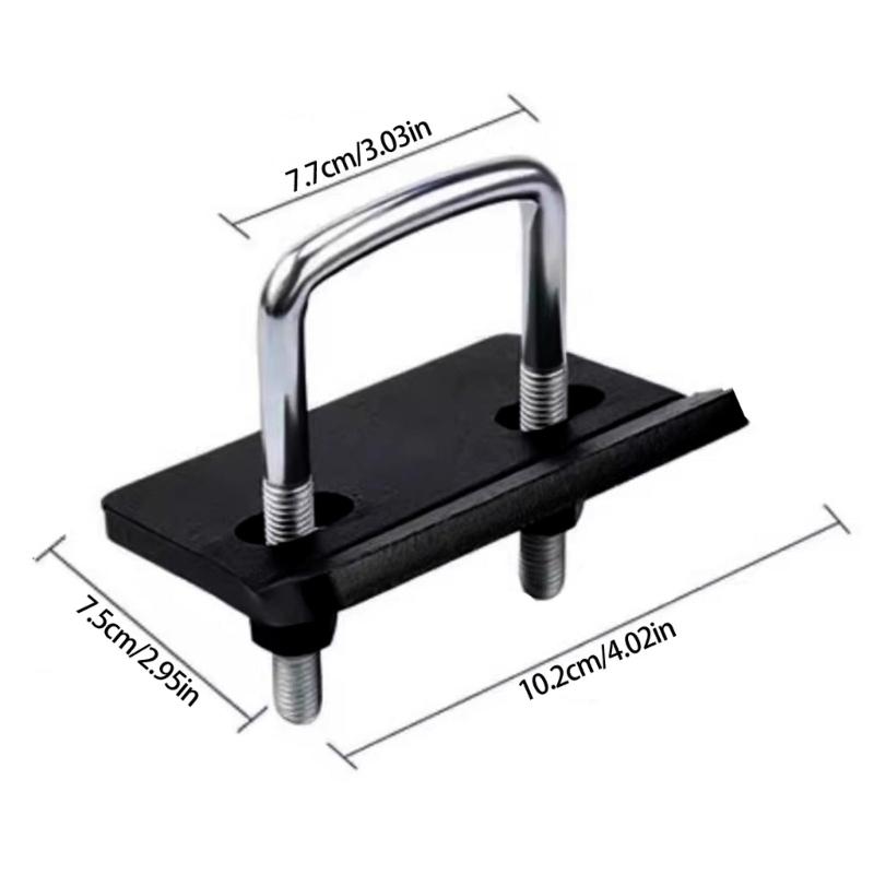 Heavy Duty Trailer Hitch Stabilizer Plates Set of 2 Universal Suitable for Campers Anti Vibration Secure Towing Solution