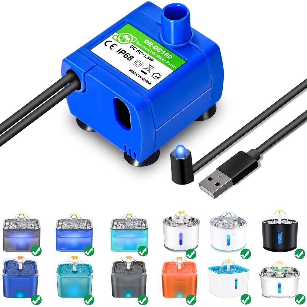 Pet Water Dispenser USB DC Pump with LED Sensor