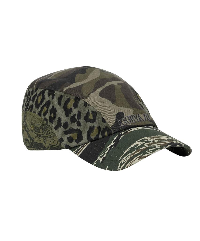 AJOBYAJO Pattern Mixed Cap [Khaki]