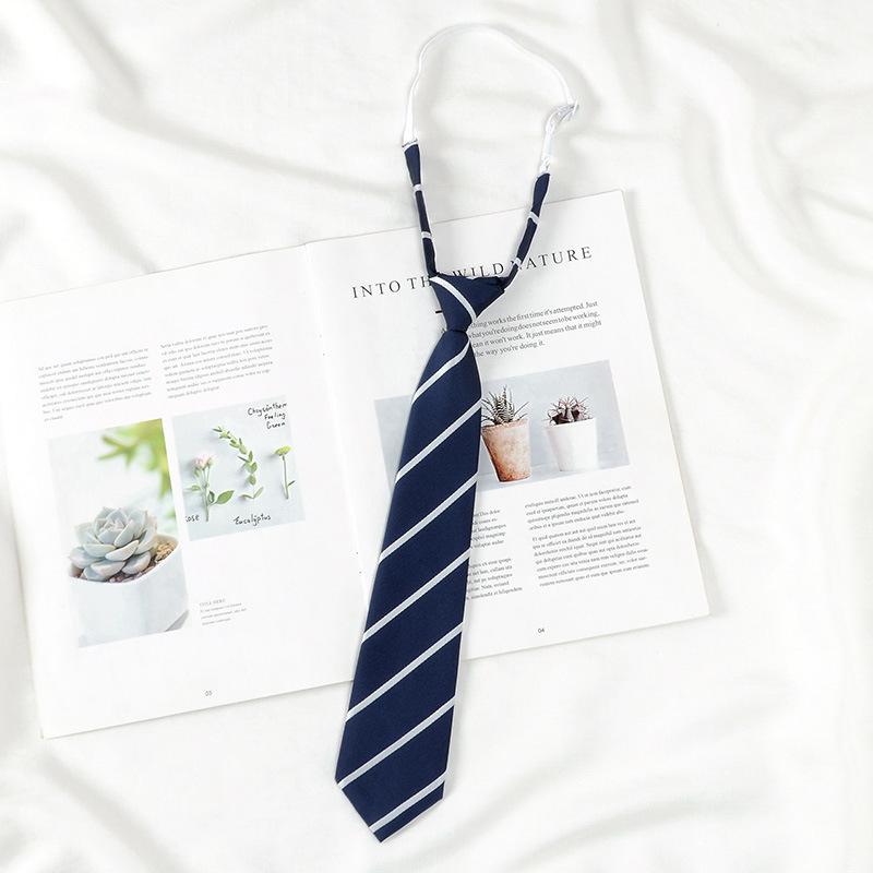 Women s Button Down Shirt with Pre-Tied Tie Collar Blouse One Size