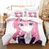 New Shikimori's Not Just A Cutie Bedding Set Cartoon Anime Three-piece Set Adult Kid Bedroom Duvetcover Sets Camas Dormitorio
