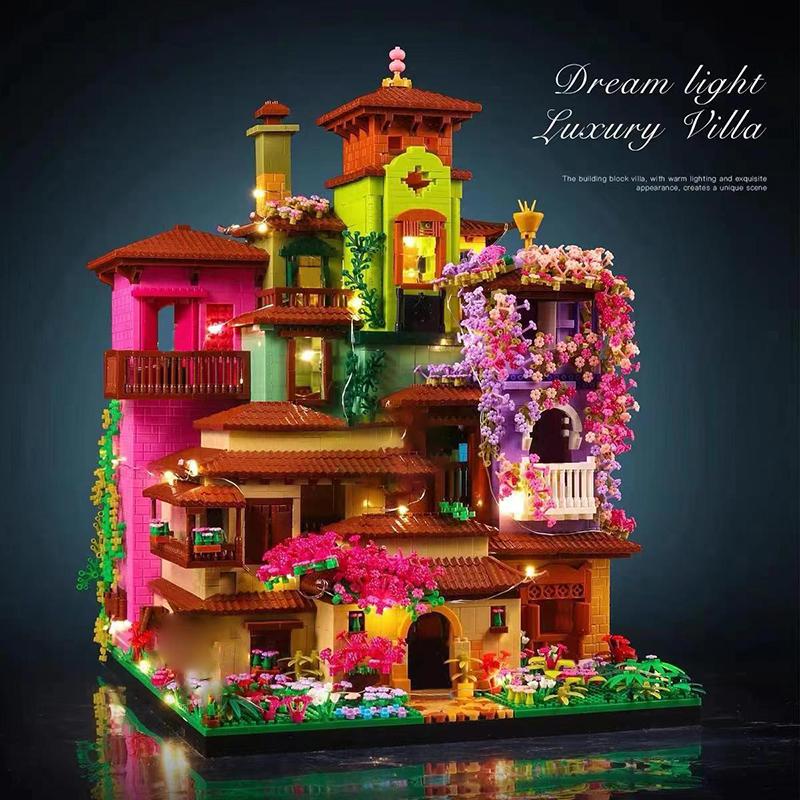 

Non-Toxic 6180Pcs Building Blocks City Street View Magic House Castle Countryside Micro Assembly Children S Toys For Kids Christmas Gifts