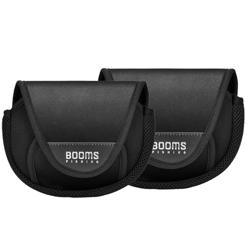 Booms Fishing RC2 Reel Cover Spinning Case S M Size 2 Pieces