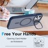 KEYSION Linsenständer Magnetische Handyhülle für MagSafe für iPhone 11 12 Pro Max 11 Pro Matt Durchscheinend Stoßfeste Rückseite