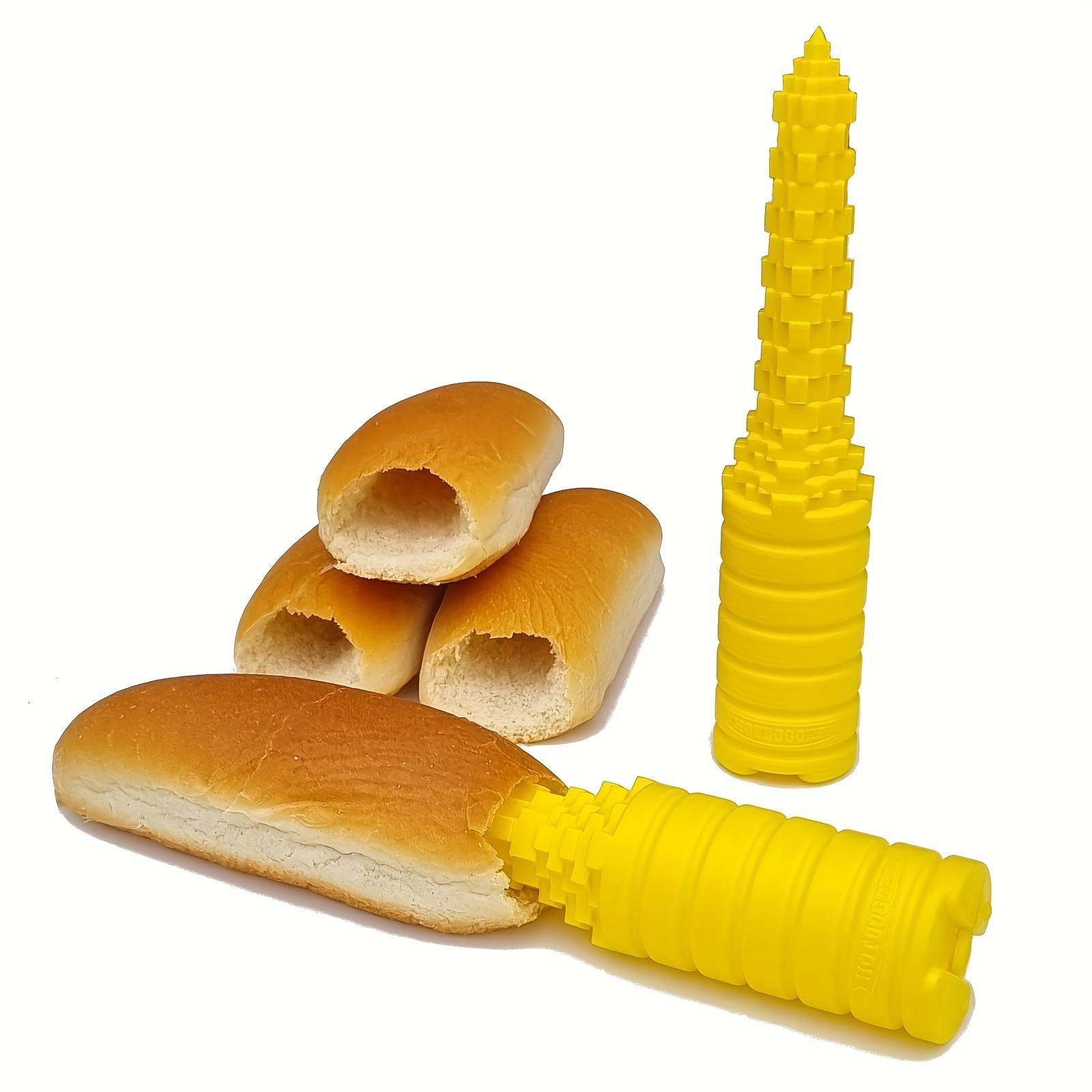 

Creative Hot Dog Bun Shaped Drill Bit Holder Organizer Storage Stand for Workshop Garage Tool Display and Easy Access One Size