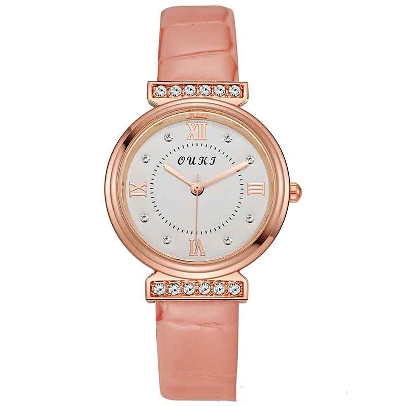 Nové módní personalizované jednoduché hodinky Set Dámské hodinky Butterfly Digital Belt Watch