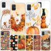 Pumpkin Happy Fall Autumn Phone Case For Samsung Galaxy A52 A32 A22 A12 A51 A31 A50S A30S A20S A10S Note 20 Ultra 10 Plus S10 A7