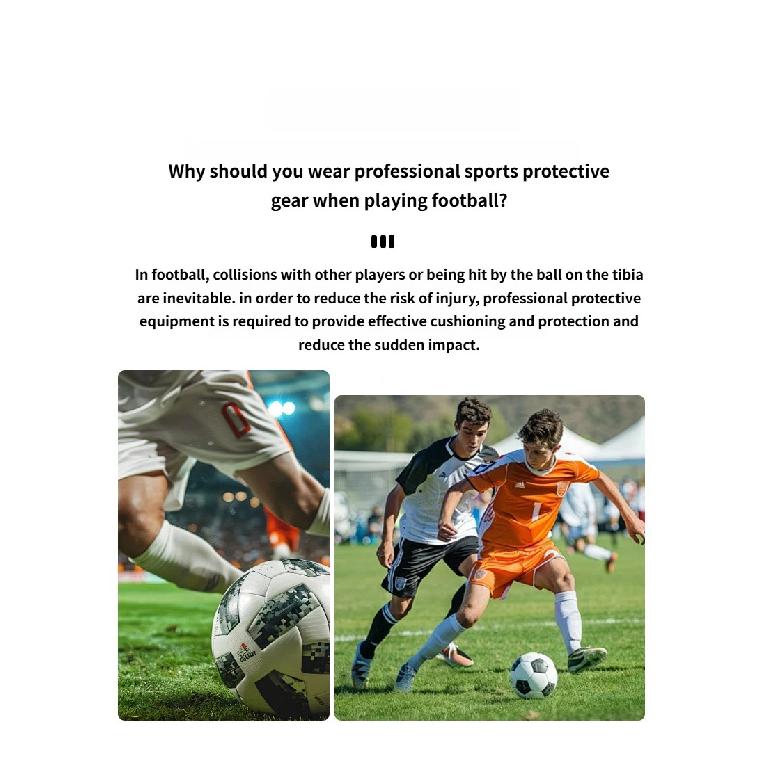 Mini Football Shin Guard Covers - Built-in Mini Shin Guard Covers, Suitable for Men, Women and Teenagers - Small Shin Guards