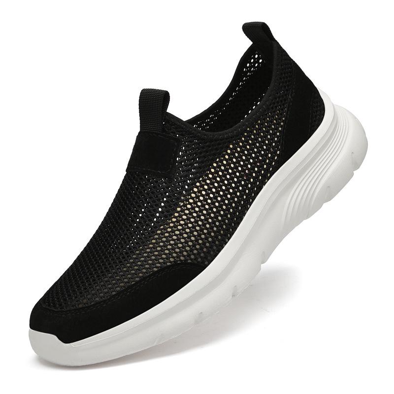 Plus Size Men s Breathable Mesh Running Shoes: Summer Non-slip Outdoor Casual 41