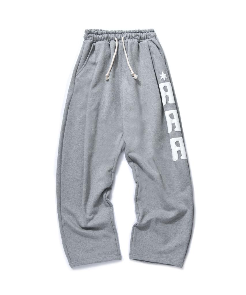 AMOU Rrr One Tuck Sweat Pants Gray