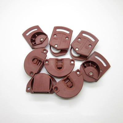 4 Paar Kleiderschrank-Rollen-Schiebetür-Getriebe, Platine, Innenverkleidungs-Set, Möbel-Schiebetür-Rollen-Set, Schrank-ABS-Rad