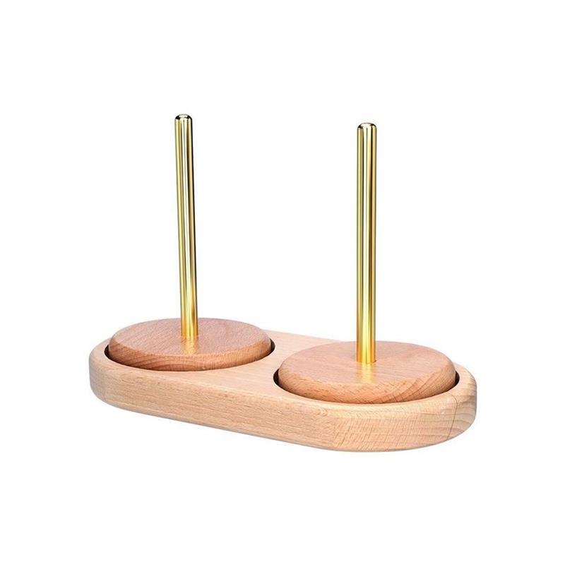 Buche Holz Drehbarer Garn- und Häkelwickler