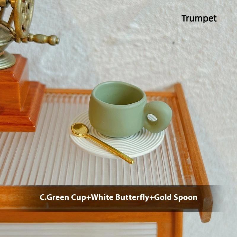 

3Pcs Simulation Water Cup Toy Dollhouse Miniature Accessories Alloy Coffee Drink Cup Model Doll House Diy Decoration