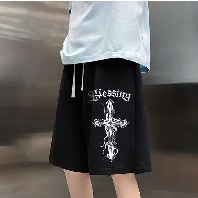 Summer New Boys Loose Cross Five-point Pants Student Basketball Casual Versatile Sports Shorts