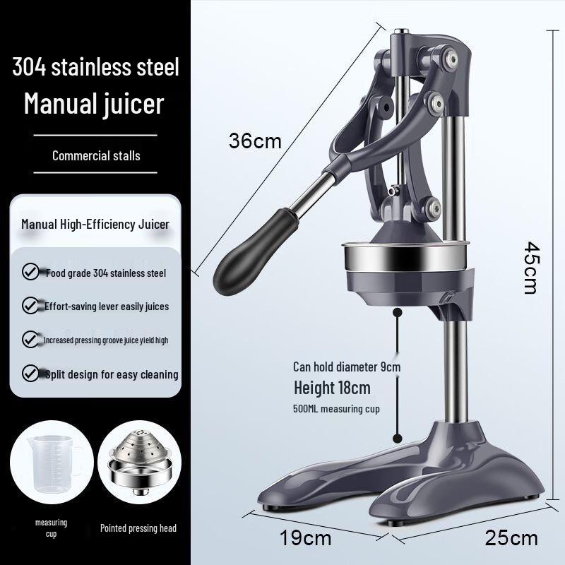

Stainless Steel Manual Citrus Juicer