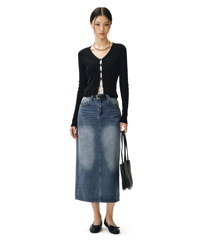 Deketeuumeon Signature Long Skirt Dcsk003Blueb