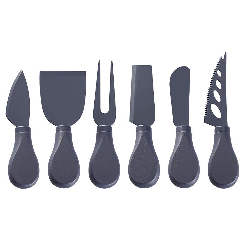 Stainless Steel Cheese Knife and Slicer Set with Non-Stick Coating