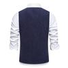 Cozy Up New Men's Corduroy Vest Fashion Retro V Neck Pockets Suit Vest Spring Autumn British Casual Vintage Gentleman Leisure Business