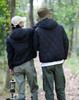 Cozy Quilted Mulberry Silk Hooded Jacket - Japanese Retro Autumn/Winter Style