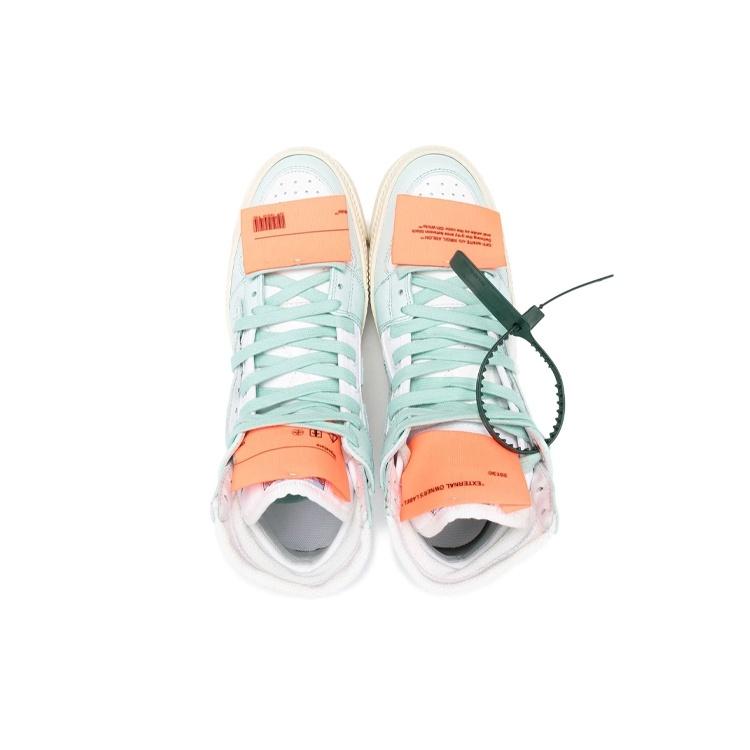 (WMNS) Off-White Off-Court 3.0 High Sneaker 'White Teal' Women's OWIA112F22LEA0010151
