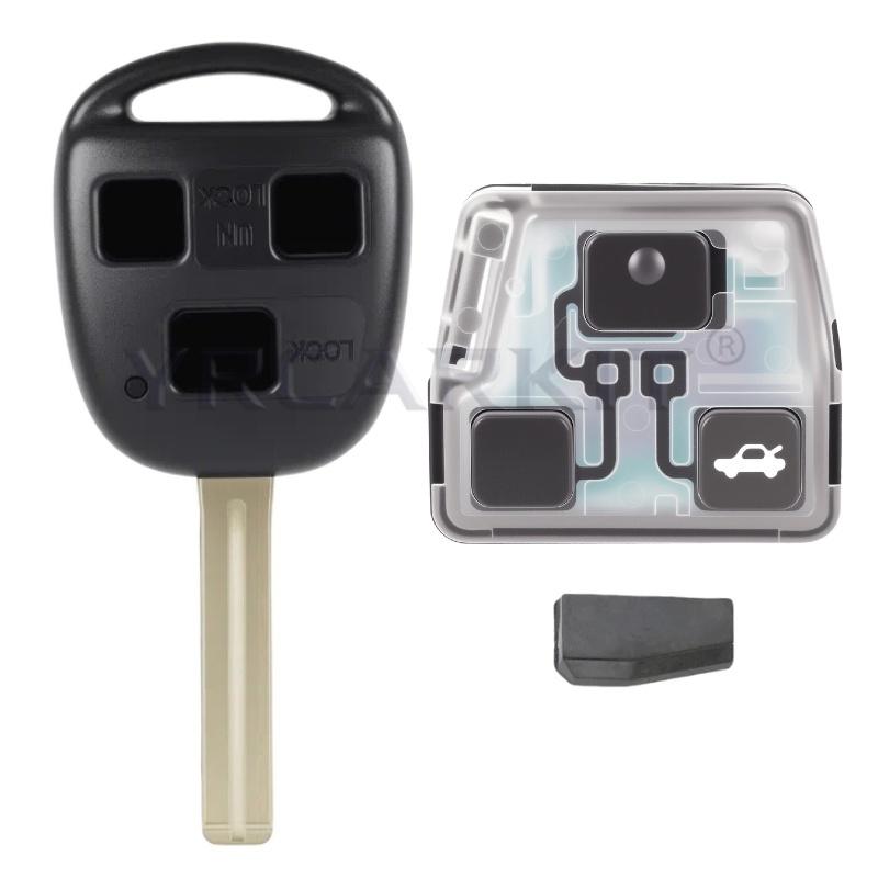 For Lexus RX330 RX350 RX400 h LS430 ES330 ES300 GX470 IS300 SC430 Car Remota key Fob HYQ12BBT 89070-488214D 68 4C Chip 314,4 MHz