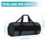 Snorkel Bag Dive Gear Bag Foldable Mesh Design Easy To Carry for Diving Snorkeling Surfing  PVC
