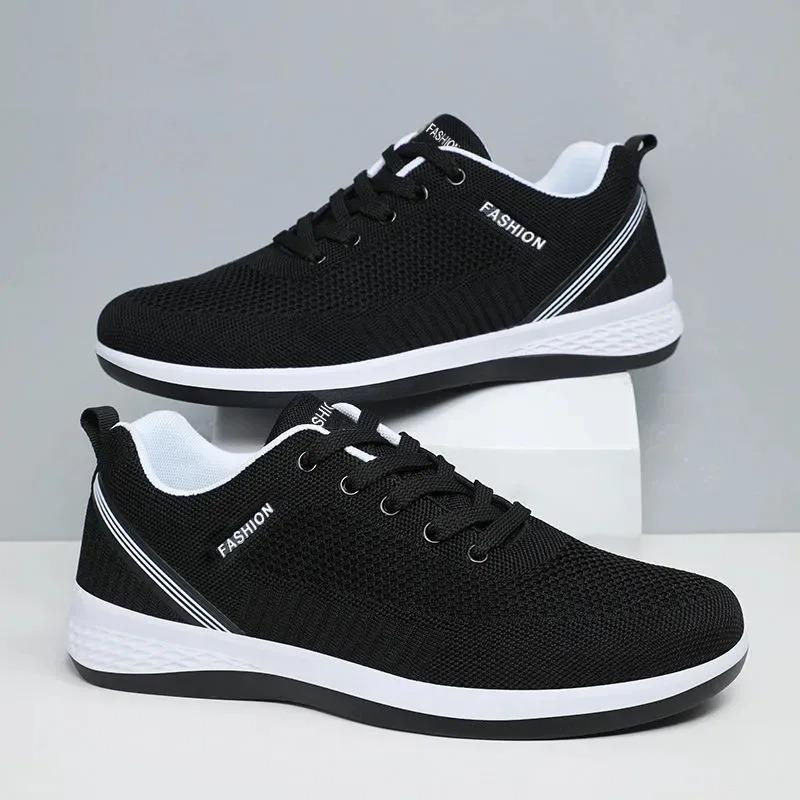 New Canvas Shoes Summer Breathable Casual Shoes Men's Versatile Mesh Sneakers Outdoor Walking Casual Sneakers Zapatos Casuales