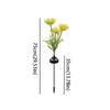 Realistic Flower Solar LED Lights Waterproof Design Solar Garden Lights  Backyard Decor