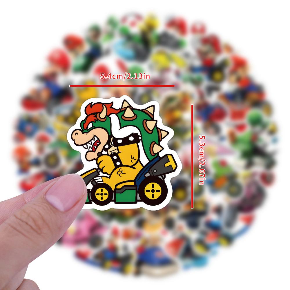 60 Autocolante Graffiti Noi Desen Animat Mario Kart Decorative Autocolante pentru Mașină Husă Telefon Mobil Autocolante Creative pentru Cont de Mână