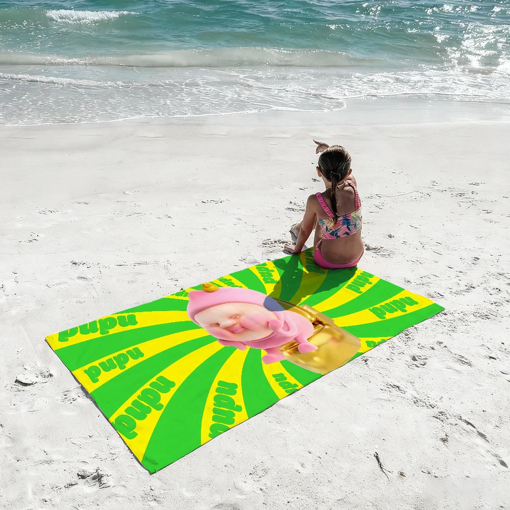 Cute Cartoon K-Kobito-S Towel Shower Sauna Travel Spa Quick Dry Gym Accessories Soft Large Beach Towels