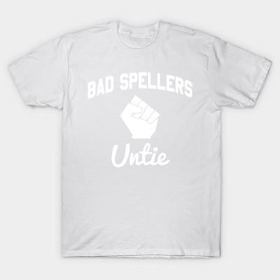 T Shirt Women Bad Spellers Untie Harajuku Print Kawaii Tshirt Summer Short Sleeve Female T-Shirt Top Tee