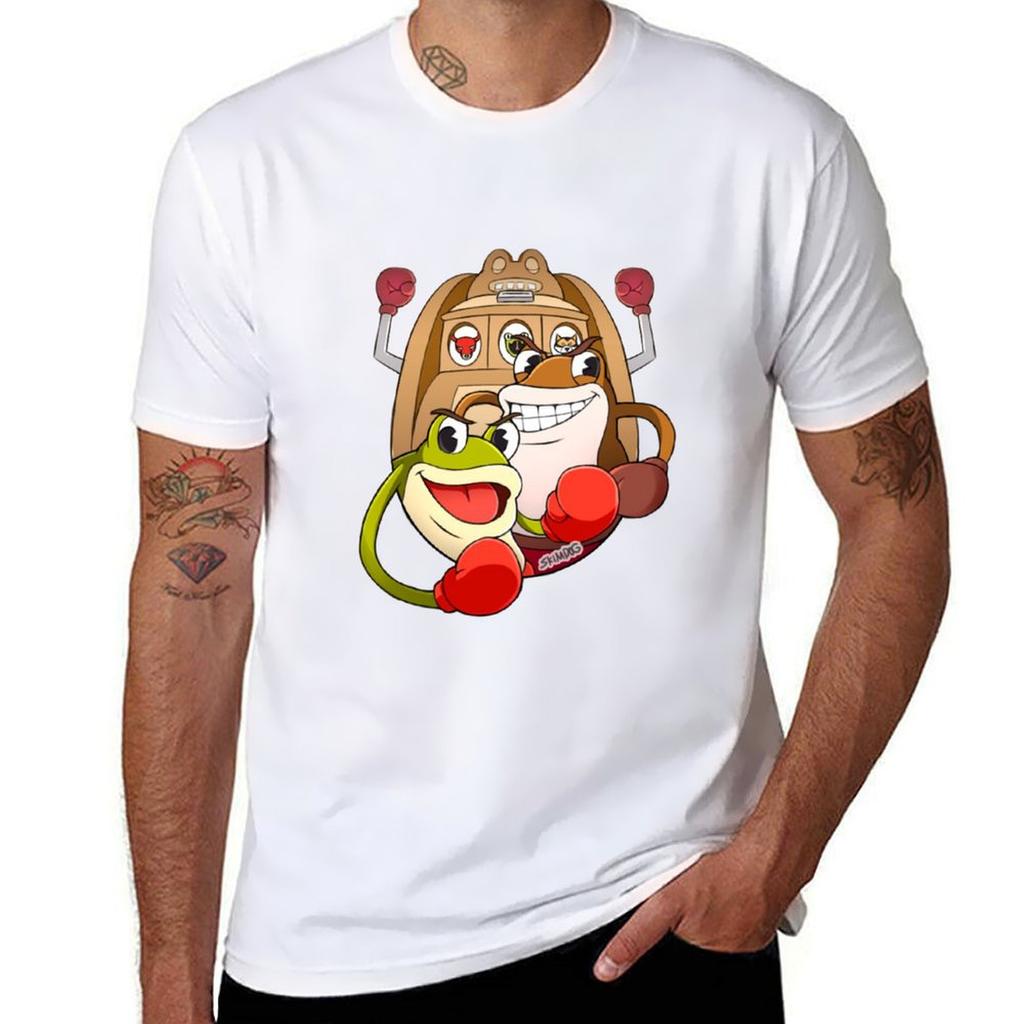 Ribby and Croaks T-Shirt T Shirt Man Plain Man T Shirt Cotton High Quality T-Shirt