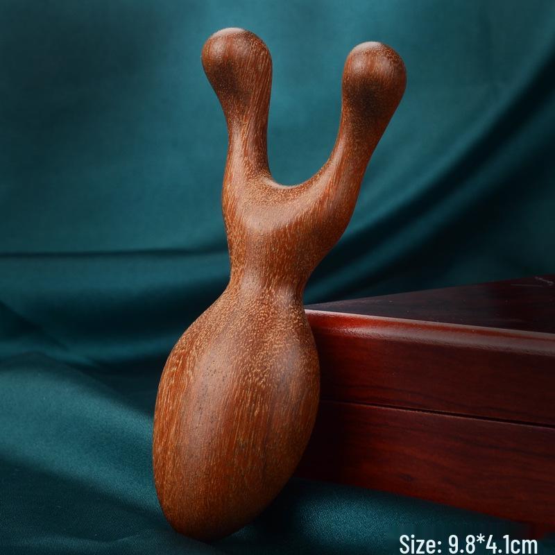 

Сандаловый массажный гребень для лица для облегчения состояния глаз и носа, роста волос и лечения темных кругов