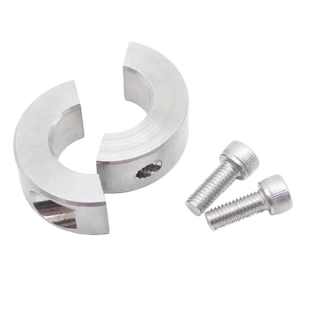 Fixation de collier de serrage cylindrique fendu pour arbre en acier inoxydable 304
