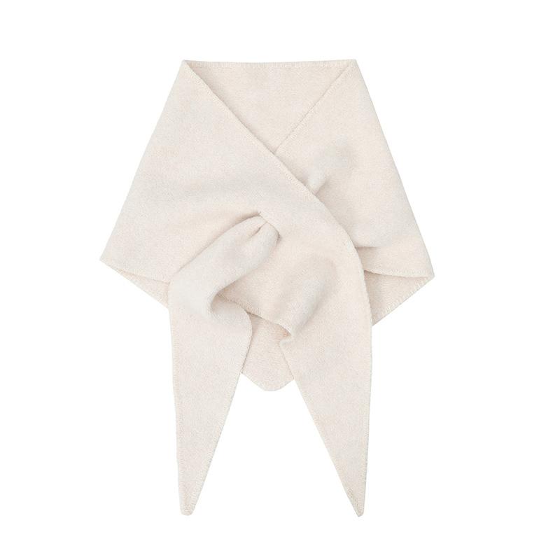 2025 New Autumn and Winter Wool Knitted Triangle Scarf Shawl Scarf