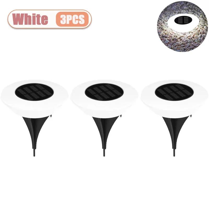 1-10 SZTUK Lampy Ogrodowe Solarne Wodoodporne Zewnętrzne Lampy LED Podłogowe Oświetlenie Krajobrazowe Wkopane do Dekoracji Podwórka