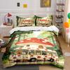 Mushroom House and Animals. Bedding Sets Duvet Cover Sets Duvet Covers Pillowcases(1 * Duvet Cover 2 * Pillowcases Without Duvet Insert)