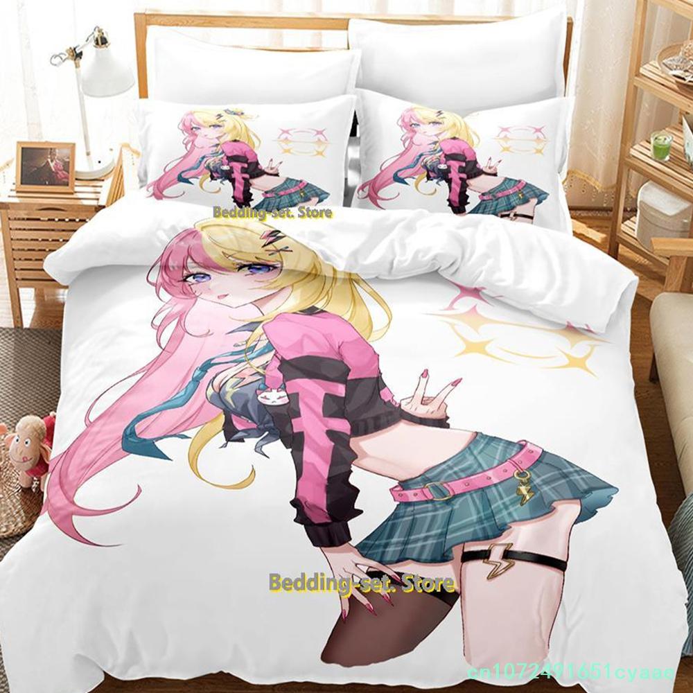 Kotoko Torahime Bedding Set Single Twin Full Queen King Size Bed Set Adult Kid Bedroom Duvetcover Sets Anime Parure De Lit Bed