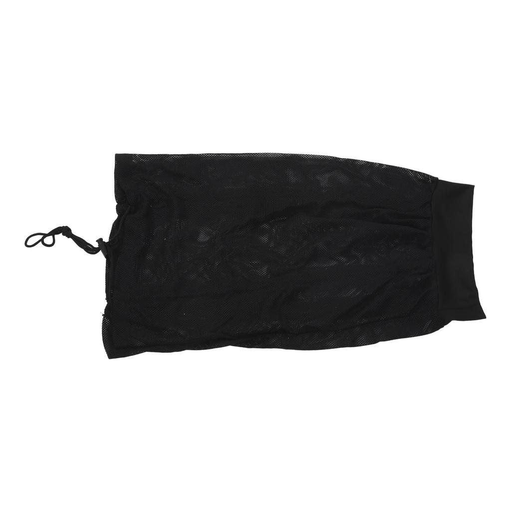 4pcs Hair Net Plopping Hat Drawstring Adjust Strap Washable Reusable Net Plopping Cap for Drying Curly Hair Black