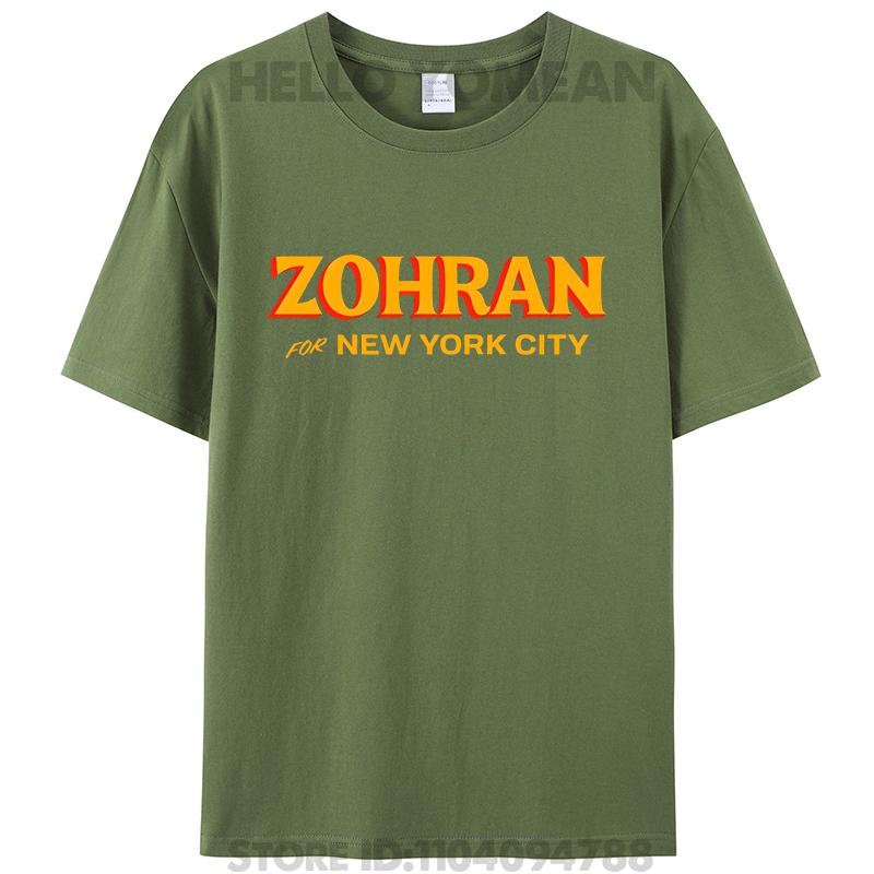 Zohran Mamdani Für Bürgermeisterwahl New York City 2025 Damen Herren Baumwoll-T-Shirt Grafik-T-Shirt Tops