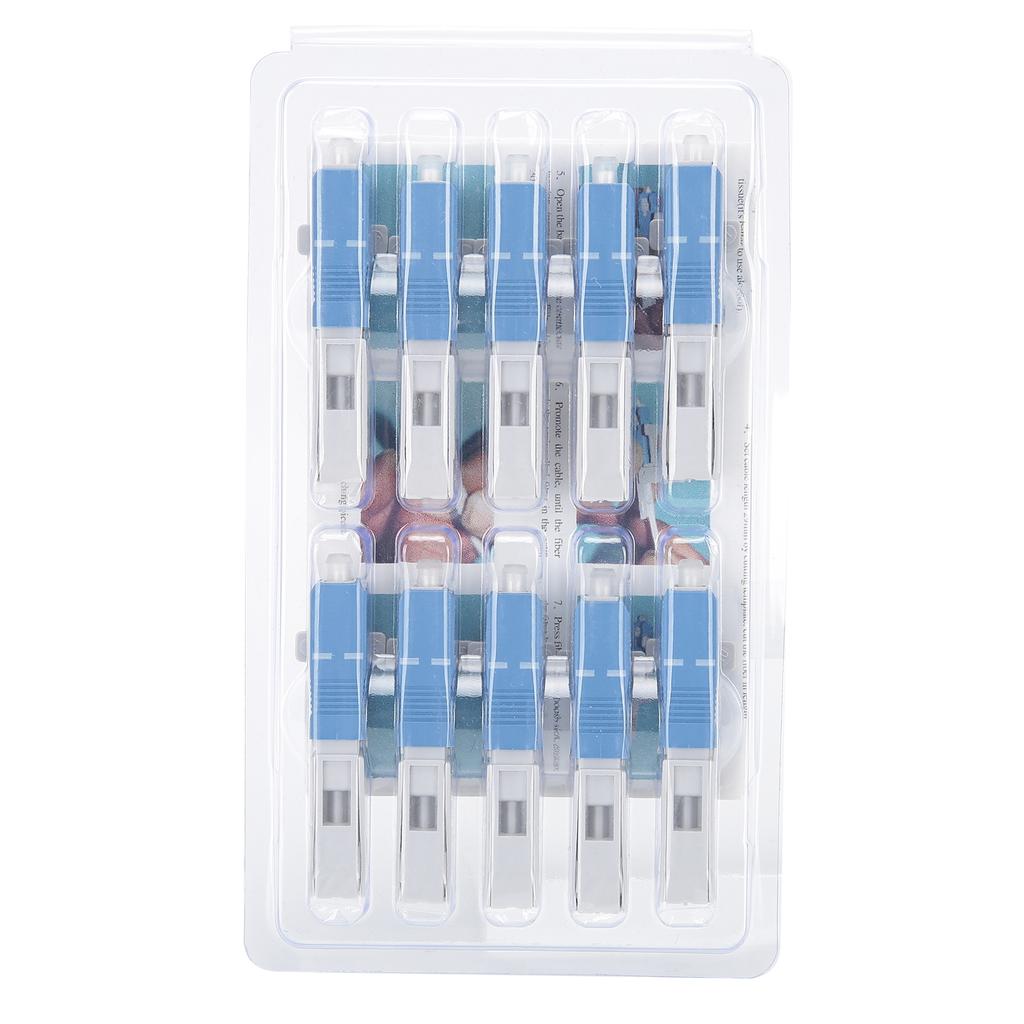 10Pcs Fiber Optic Quick Connector Embedded Type SCUPC Cold Optical Fast Connecting