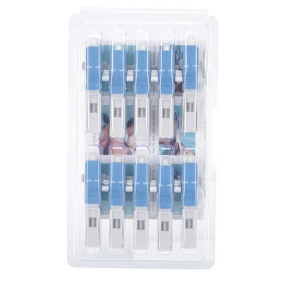 10 pièces Connecteur Rapide Fibre Optique Type Intégré SCUPC Connexion Rapide Optique à Froid